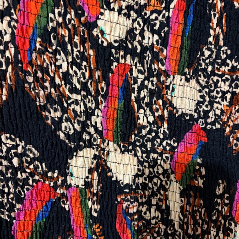 FARM Rio Colorful Abstract Print dress. NWT - Picture 3 of 4